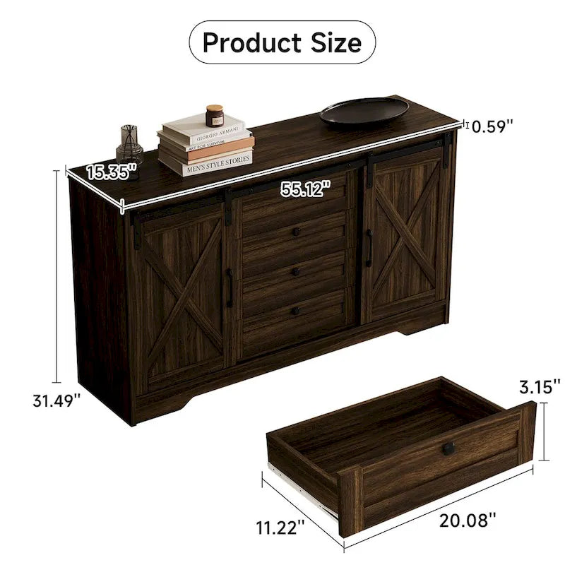 Modern Engineered Wood Cabinet Adjustable