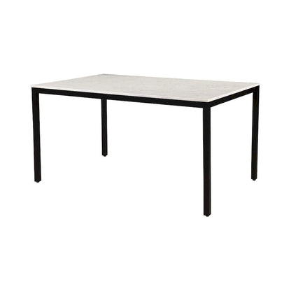 30 Inch Modern Metal Marble Table