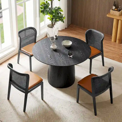 Modern Wood Metal Table LED