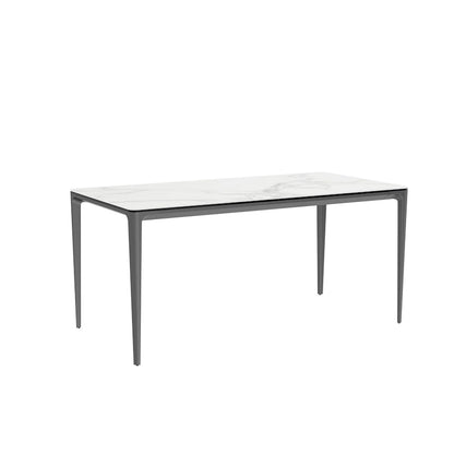 81 Inch Modern Metal Glass Table LED