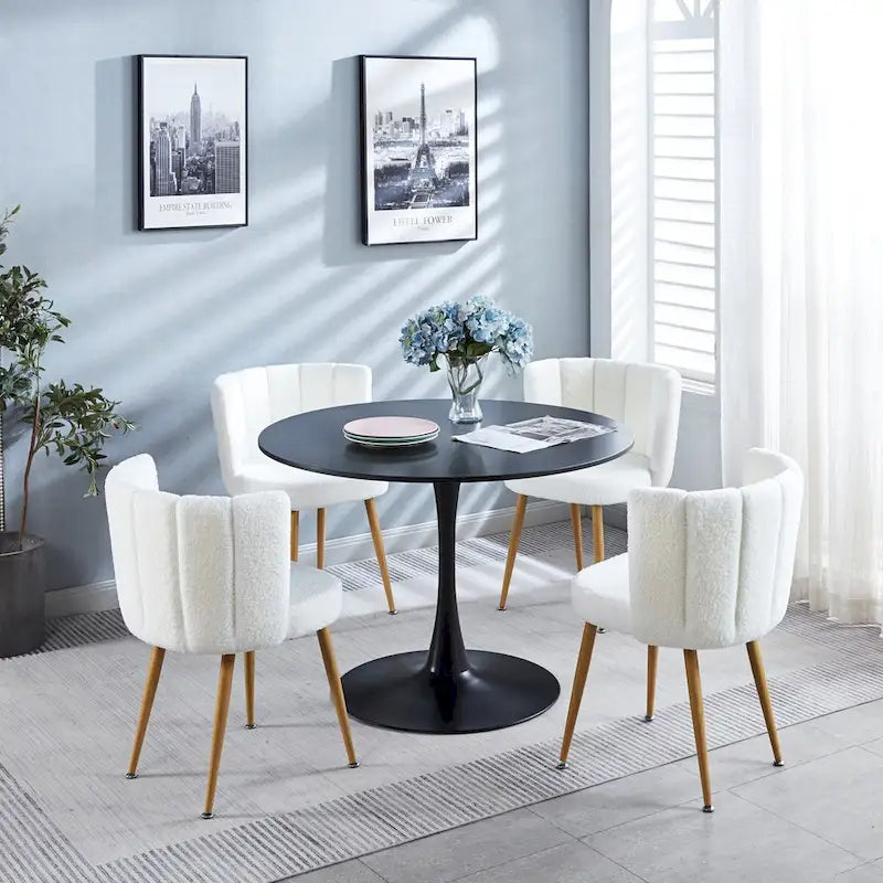 Modern Metal Fabric Table LED