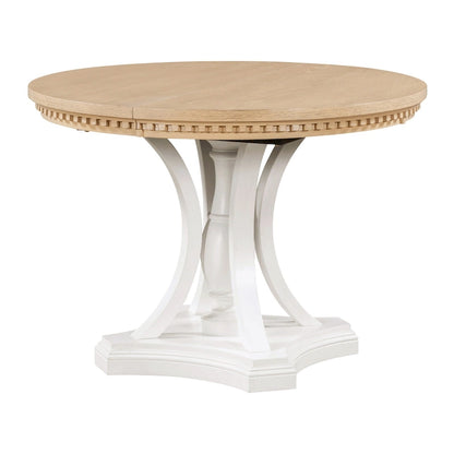 Nestfair Retro 5-piece Dining Set with 4 Chairs and Extendable Table