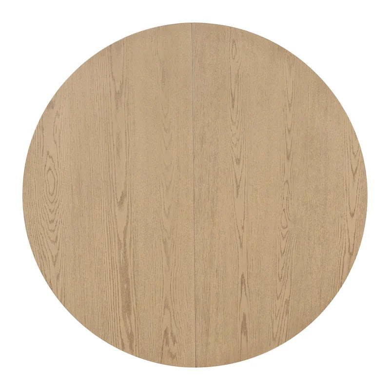 Nestfair Retro 5-piece Dining Set with 4 Chairs and Extendable Table