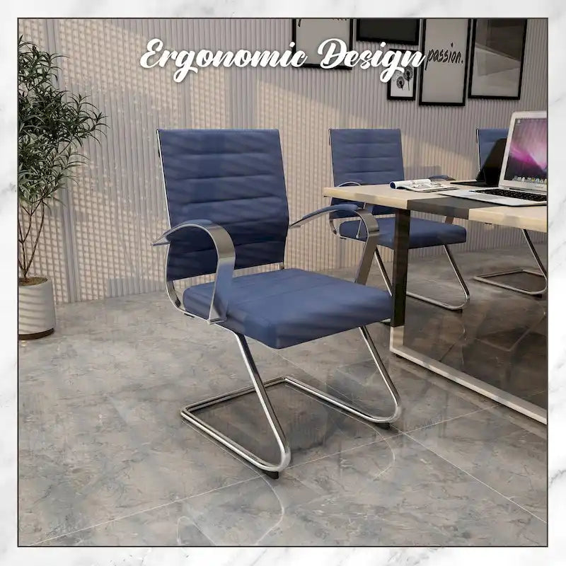 Modern Wood Metal Chair Upholstered