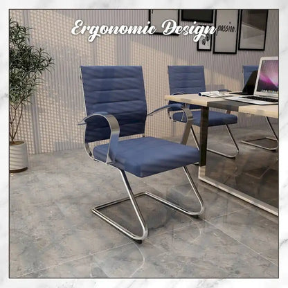 Modern Wood Metal Chair Upholstered