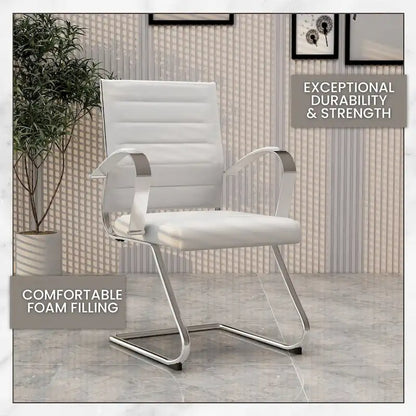 Modern Wood Metal Chair Upholstered