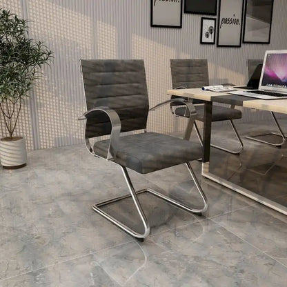 Modern Wood Metal Chair Upholstered