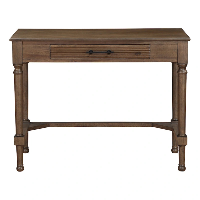 Full Traditional Solid Wood Metal Table LED