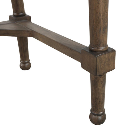 Full Traditional Solid Wood Metal Table LED