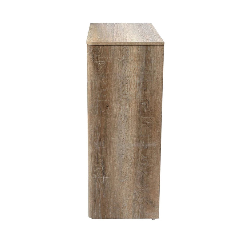 13 Inch Mid-Century Modern Wood Metal Table