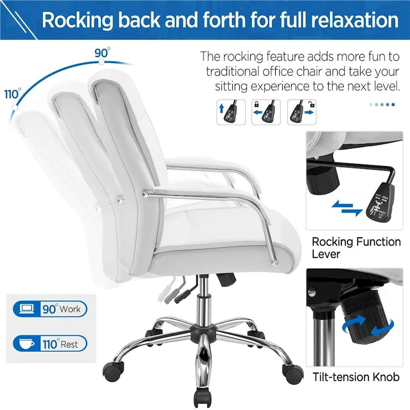 21.3 Inch Modern Wood Metal Chair Adjustable