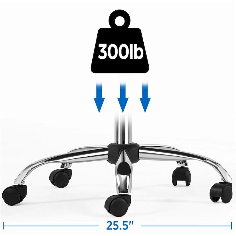 21.3 Inch Modern Wood Metal Chair Adjustable