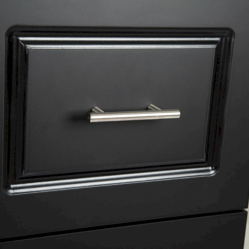 36.22 Inch Modern Wood Kitchen Cart Extendable