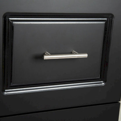 36.22 Inch Modern Wood Kitchen Cart Extendable