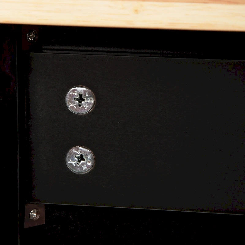 36.22 Inch Modern Wood Kitchen Cart Extendable