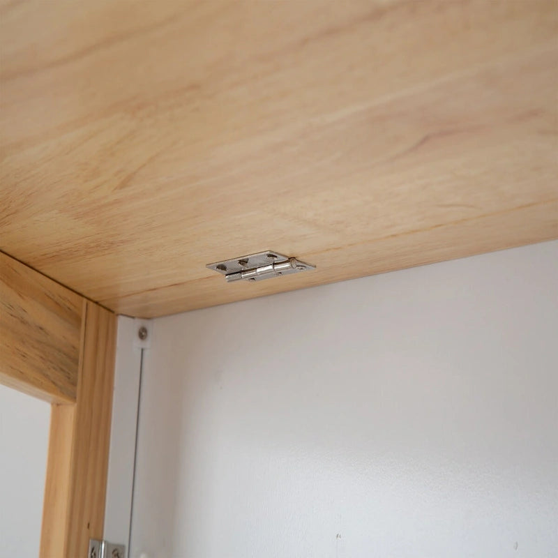 36.22 Inch Modern Wood Kitchen Cart Extendable