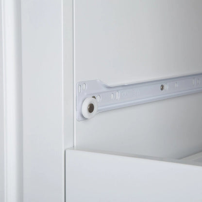 36.22 Inch Modern Wood Kitchen Cart Extendable