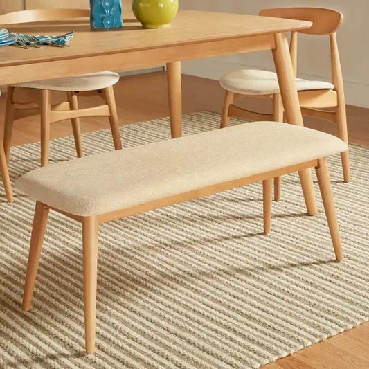 41.9 Inch Mid-Century Modern Wood Metal Chair Upholstered