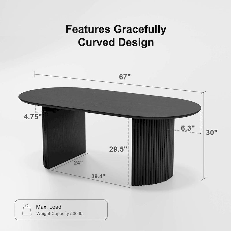 Solid Wood Rattan Table