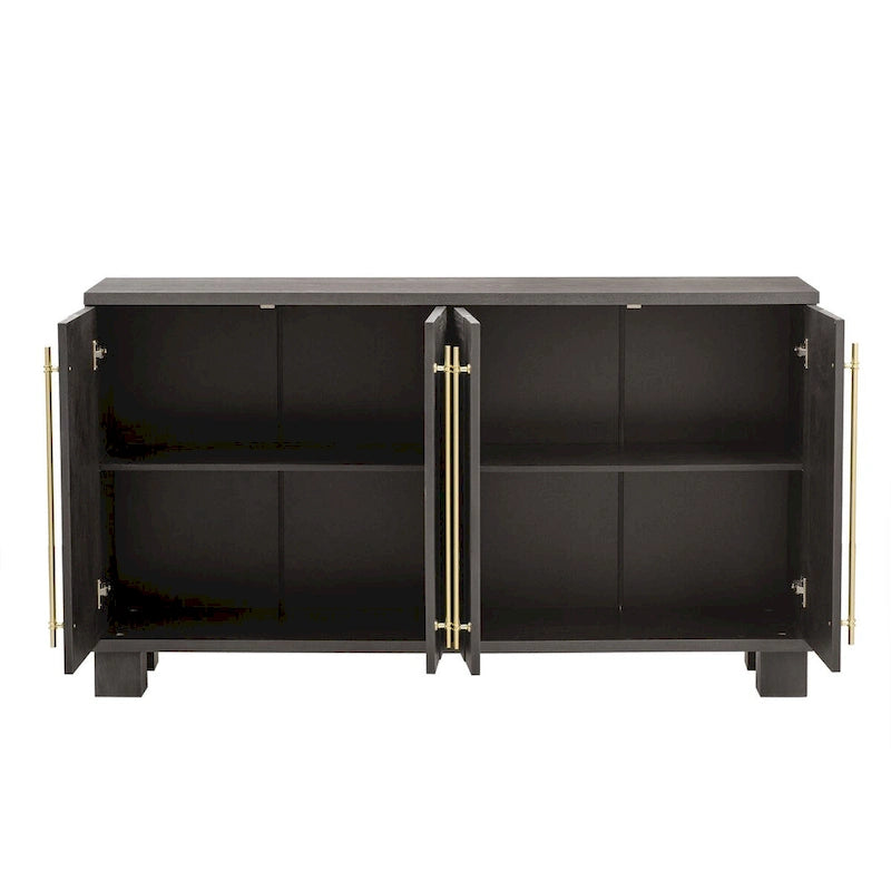 Full Traditional Solid Wood Metal Table Adjustable