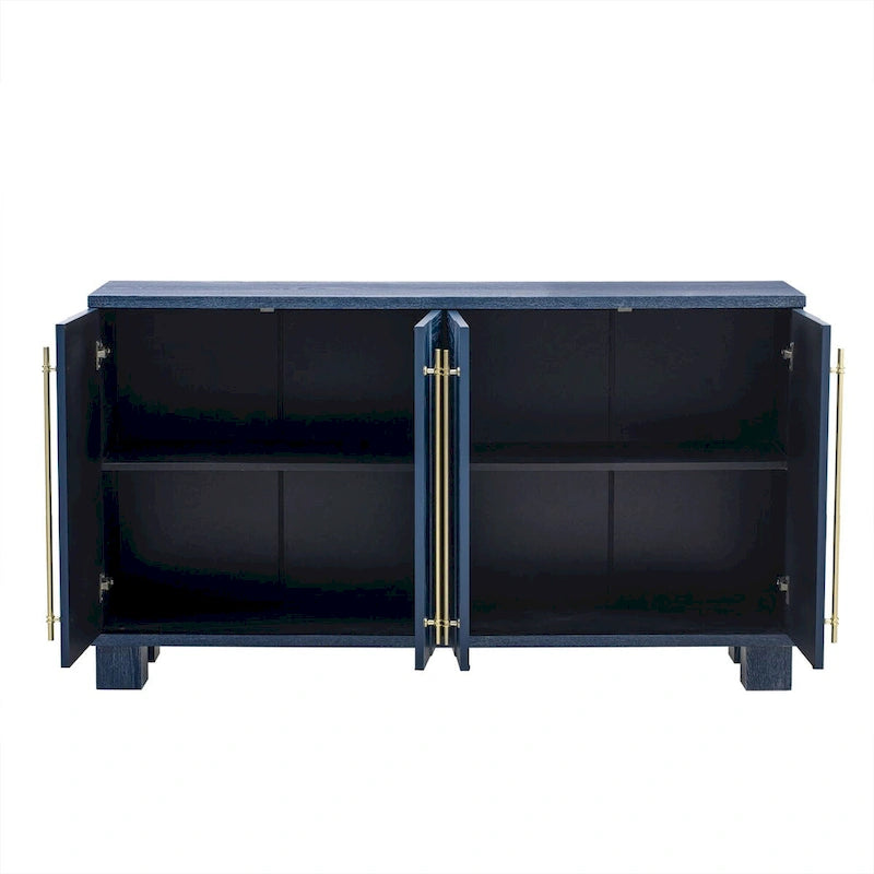 Full Traditional Solid Wood Metal Table Adjustable