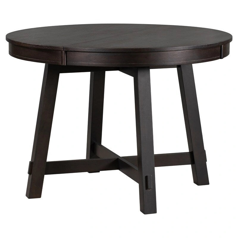 Modern Solid Wood Engineered Wood Table Extendable