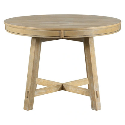 Modern Solid Wood Engineered Wood Table Extendable