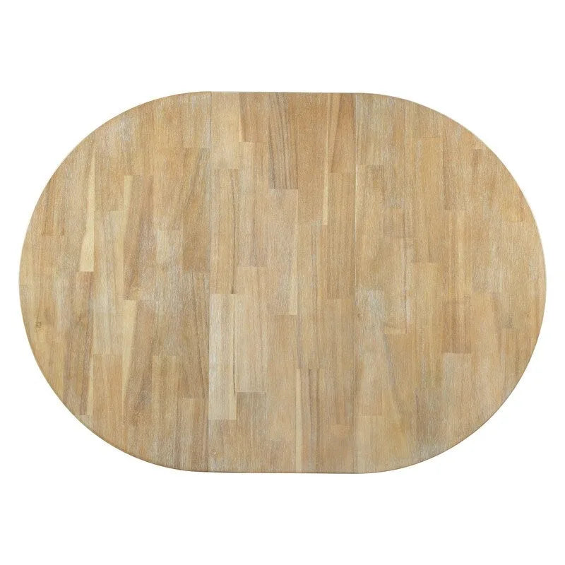 Modern Solid Wood Engineered Wood Table Extendable