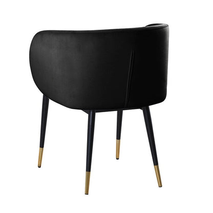 22 Inch Rustic Velvet Fabric Chair Upholstered