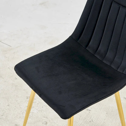 5-Piece Pedestal Dining Set with Mdf Table Top