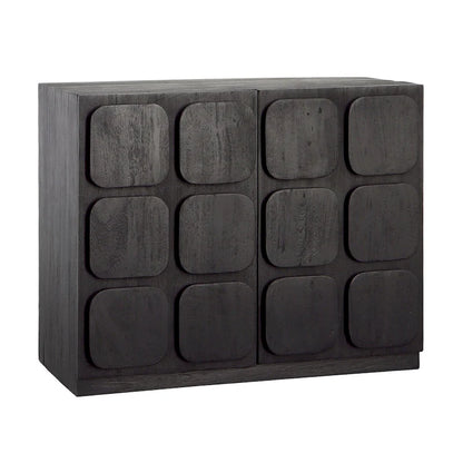 36.5 Inch Modern Wood Cabinet LED