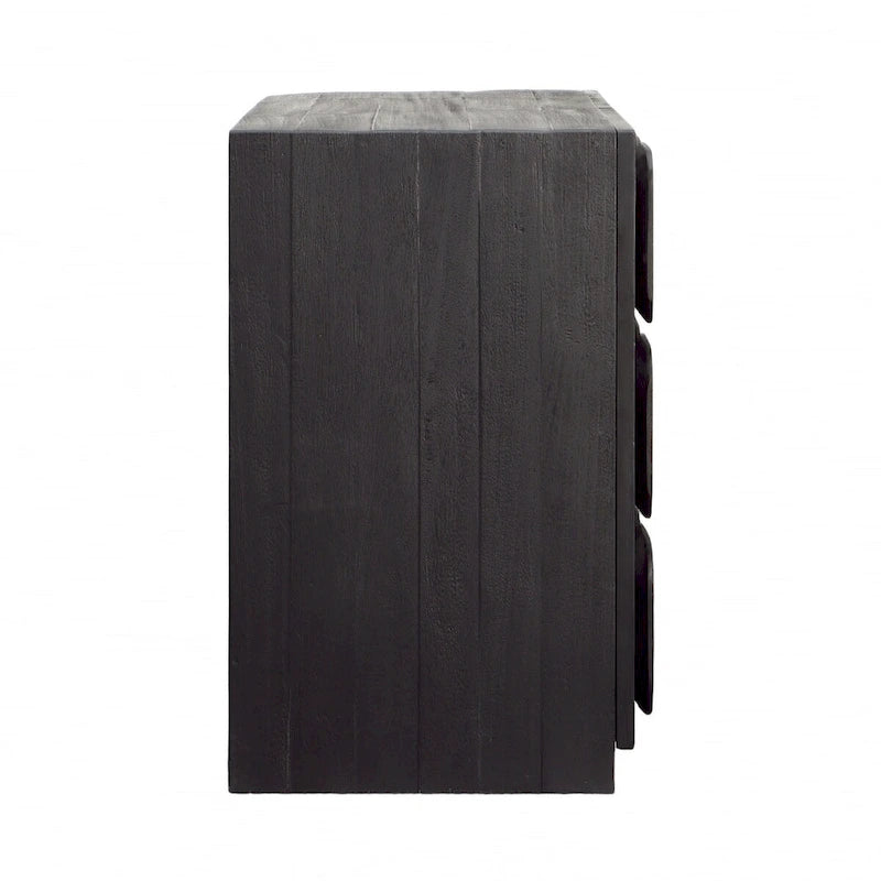 36.5 Inch Modern Wood Cabinet LED