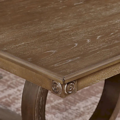 30.5 Inch Mid-Century Modern Solid Wood Table