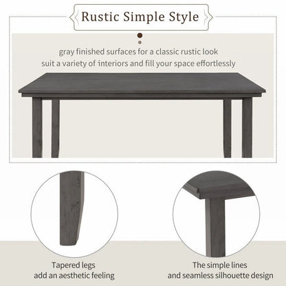 Full 2.3 Inch Contemporary Engineered Wood Table