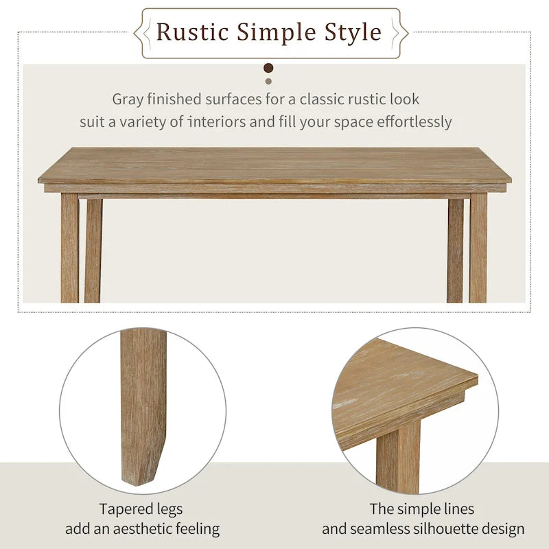 Full 2.3 Inch Contemporary Engineered Wood Table