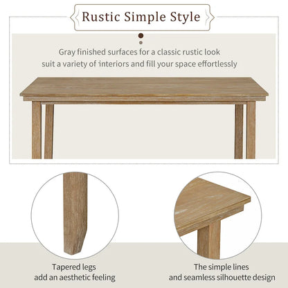 Full 2.3 Inch Contemporary Engineered Wood Table