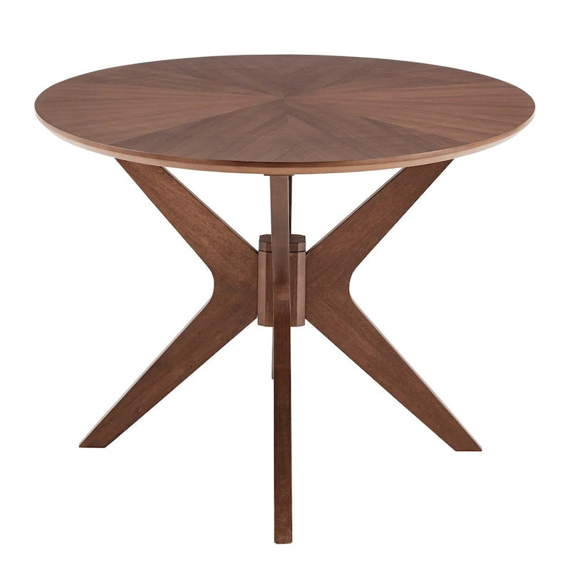 63 Inch Mid-Century Modern Wood Metal Table LED