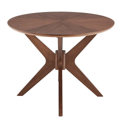 63 Inch Mid-Century Modern Wood Metal Table LED