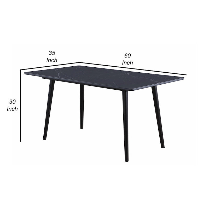 60 Inch Modern Metal Table LED