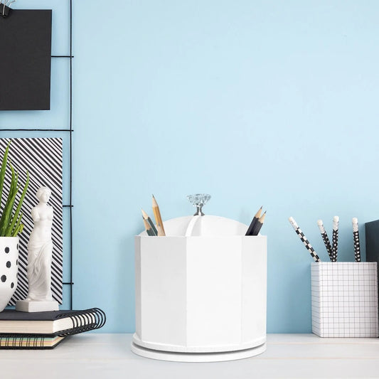 Acrylic Engineered Wood Organizer Swivel