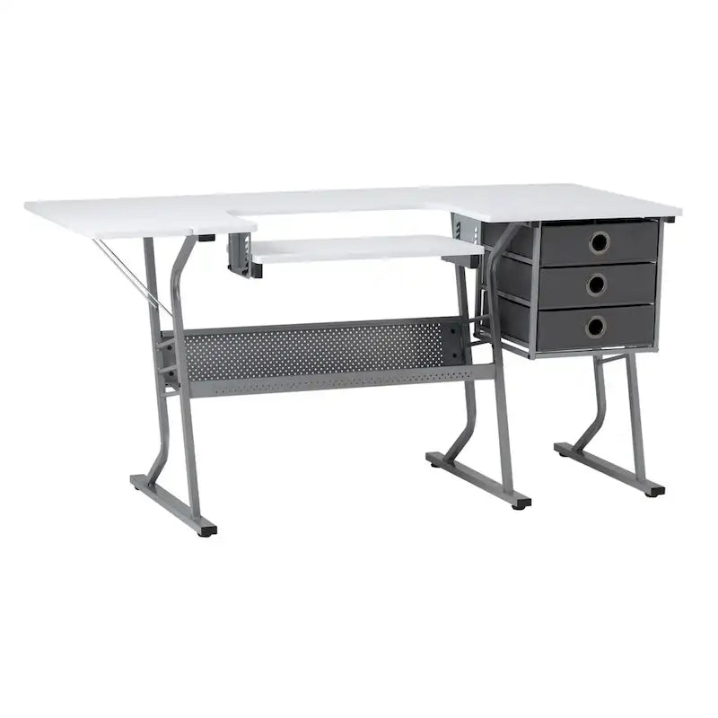 Wood Metal Table Adjustable