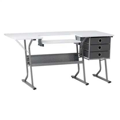 Wood Metal Table Adjustable