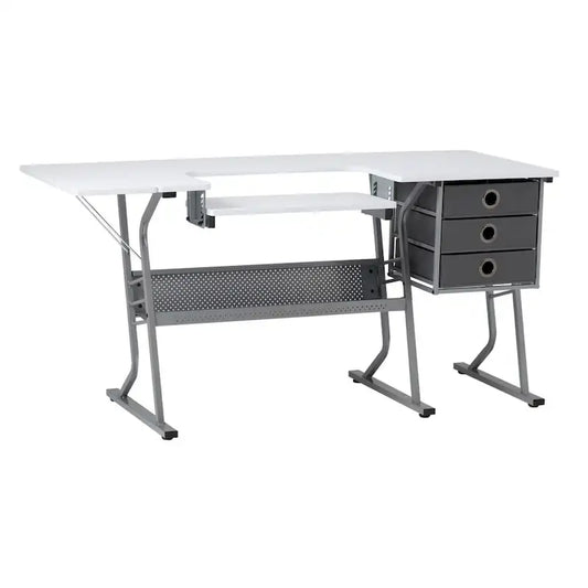 Wood Metal Table Adjustable
