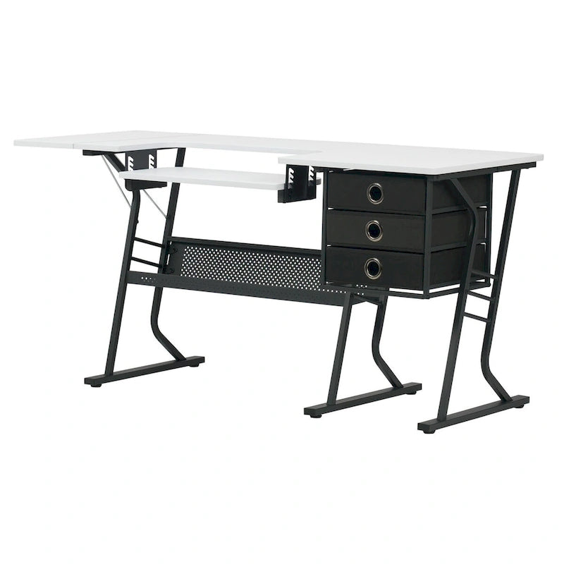Wood Metal Table Adjustable