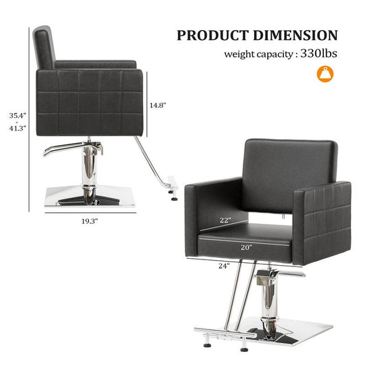 Metal Leather Chair LED