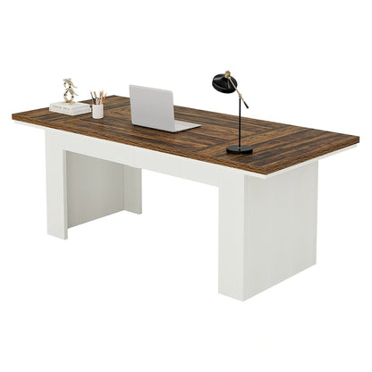 Modern Wood Metal Table LED