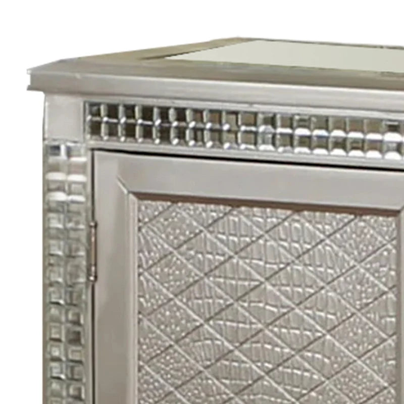 54 Inch Wood Glass Table