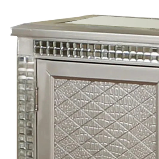 54 Inch Wood Glass Table