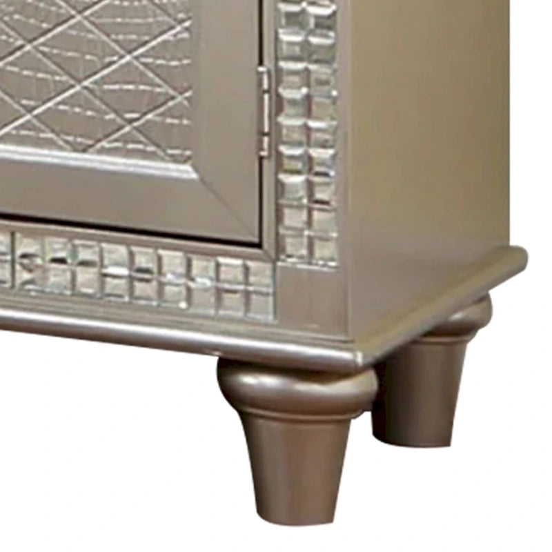 54 Inch Wood Glass Table