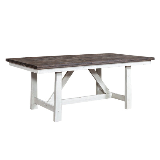 5-Piece 21.13 Inch Farmhouse Solid Wood Table